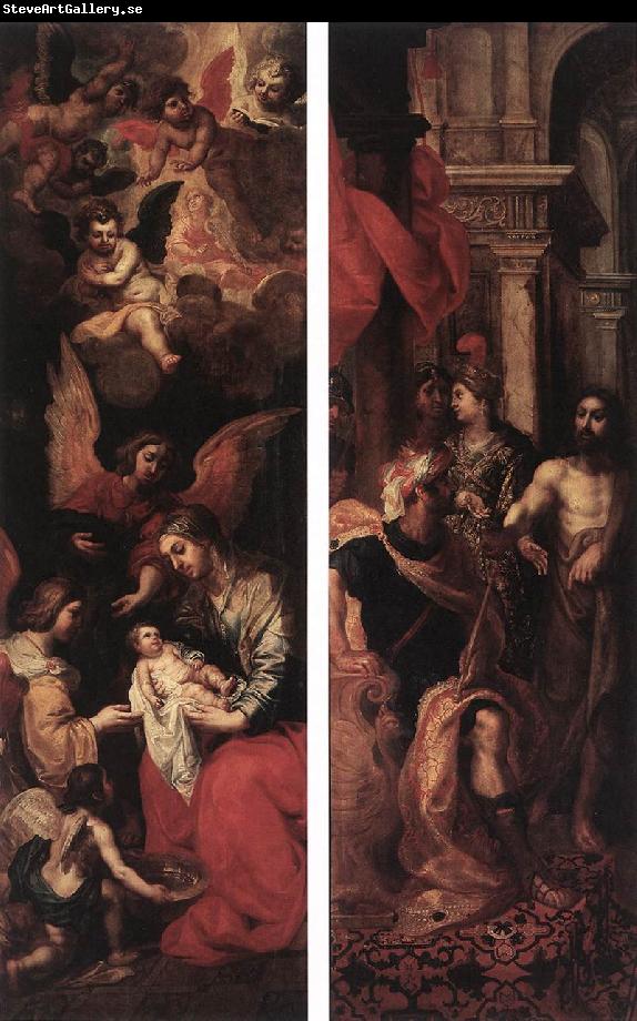 BALEN, Hendrick van Wings of an Altarpiece dd